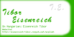 tibor eisenreich business card